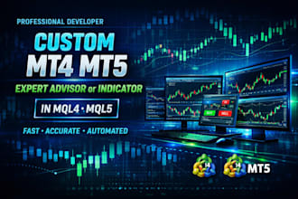develop custom mt4 mt5 expert advisor or indicator in mql4 mql5