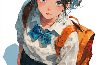 make anime character design sheet