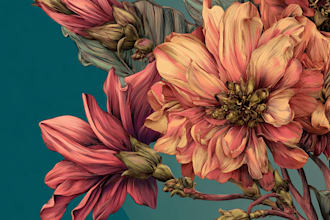 design botanical illustration art for you