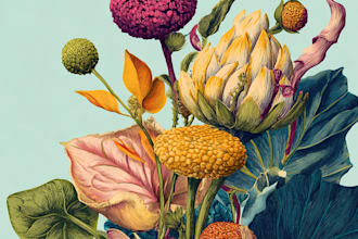 draw best botanical illustration