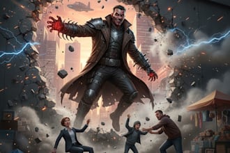 draw comic book art and comic book illustration