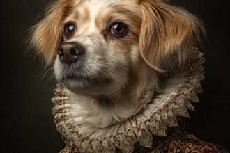 paint your royal renaissance pet portrait