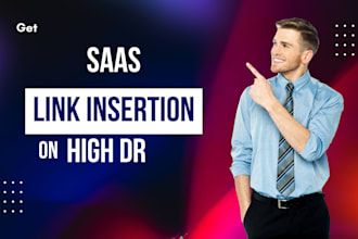do link insertion on 40 plus DR saas websites