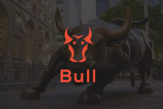 do wonderful bull terrier head mascot logo design