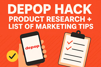 depop hack product research,list of marketing tips