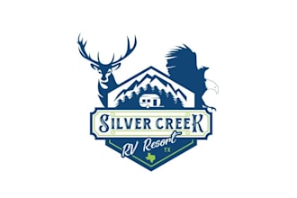make top quality motivation logo for rv park and campground