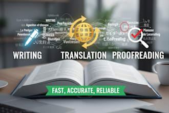edit and proofread for grammar and clarity