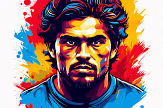 make a beautiful wpap pop art portrait
