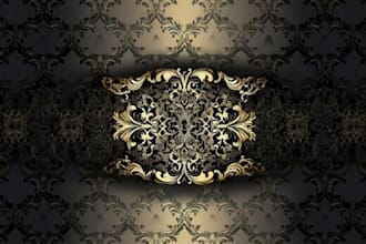 create luxury gold logo metal bling convert to vector