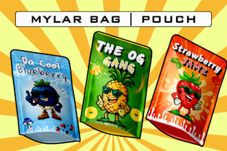 design weed pouch mylar bag cbd product label design pouch cannabis packaging