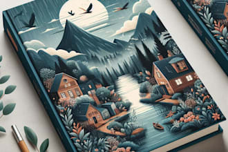 make an book cover design, ebook cover, kdp book cover