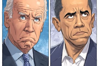 do a political cartoon or cartoon caricature