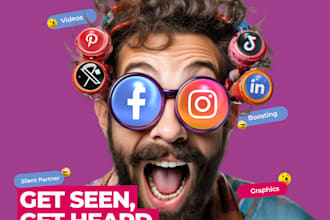 design ai facebook and instagram posts with ai captions and schedule