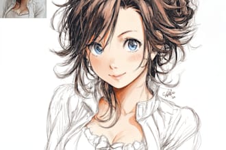 draw anime or manga character illustration