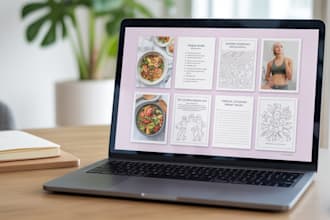 create and design ebooks recipe books fitness plans self care journals coloring