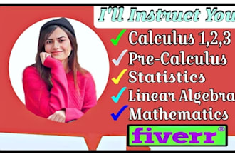help in mathematics,statistics,calculus algebra probability advance math tutor