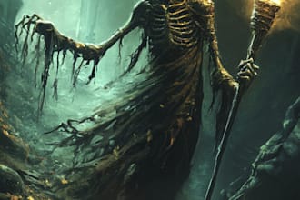 make a fantasy horror characters