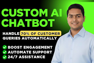 develop ai chatbots, integrate ai to websites, create full stack ai websites