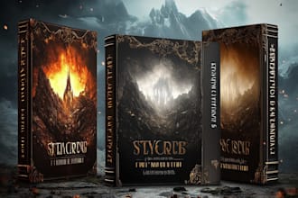 design fantasy, sci fi, horror, and dystopian book cover art