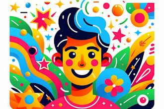 do an  into vactor cartoon portrait
