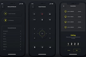build universal TV remote control for android and ios, smart tv app