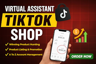 be your expert virtual assistant for tiktok shop UK or USA