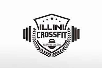 design high definition crossfit sweet water logo