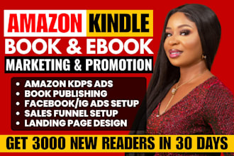 amazon kindle book promotion, health fitness ebook marketing, kdp sales funnel