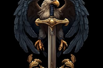 design fantasy game logo
