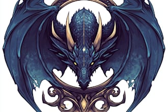 make fantasy game logo and branding