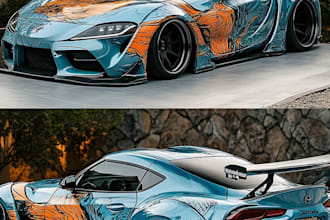 design vehicle wrap ,livery car wrap,rally car wrap