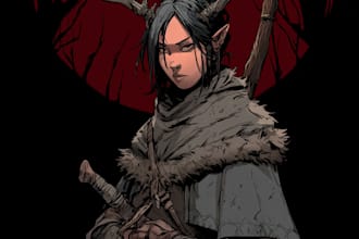 paint your dark fantasy dnd character illustration