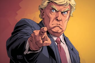 create political and editorial cartoons