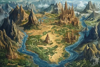 draw a custom map for fantasy