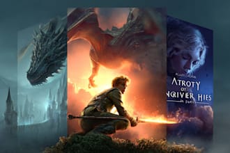 make professional fantasy book cover design