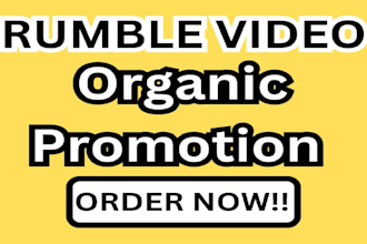 do rumble video promotion, rumble promotion, video SEO
