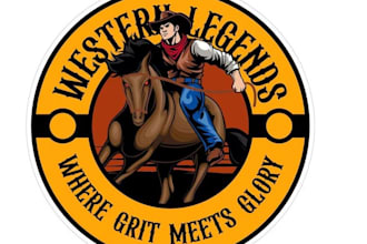 design super rodeo logo with satisfaction guaranteed