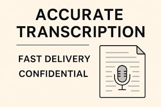 transcribe your audios and videos in verbatim