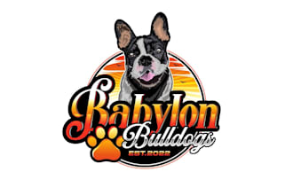 create professional and specially bulldog logo design