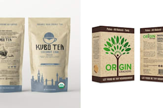 design product packaging pouch packaging and label