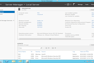 setup and configure active directory domain controller pdc  adc