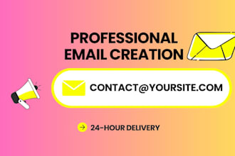 create professional email address and domain email