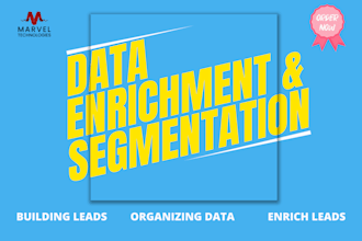 do CRM cleansing, segmentation, tagging service