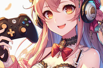 make an anime, manga, cartoon, game avatar portrait