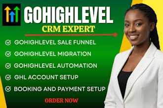setup gohighlevel crm whatsapp automation ghl sale funnel ghl website