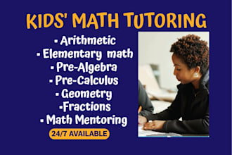 be your kids math tutor and mentor for all grades