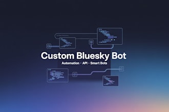 build a bluesky bot with auto posting, replies, and moderation