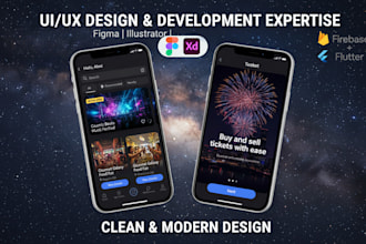 be convert custom design into flutter mobile app