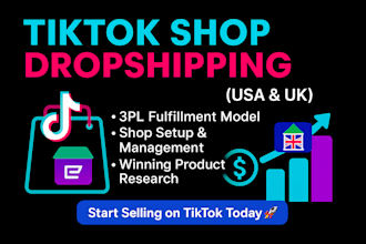 do tiktok shop setup, and tik tok dropshipping