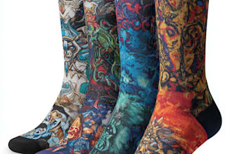 make a custom sublimation sock design